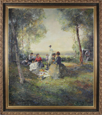 Гшоссманн Людвиг. Пикник в саду 